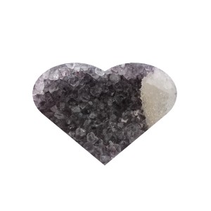 Amethyst Cluster Heart Wt: 480g